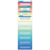 Teacher Created Resources File Storage Pocket Chart, 10 Pockets, Watercolor, 14" x 58" TCR20842